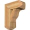 Ekena Millwork Funston Craftsman Rough Sawn Bracket w/ Offset Brace, Western Red Cedar, 8"W x 18"D x 22"H BKT0806X18X22FST04RWR - alternate 1